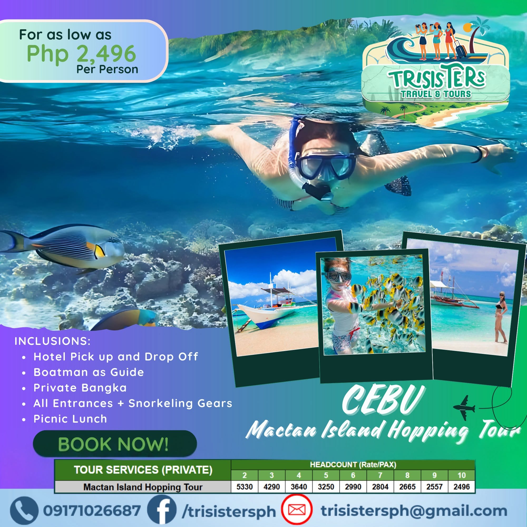 Mactan Island Hopping Tour published package poster