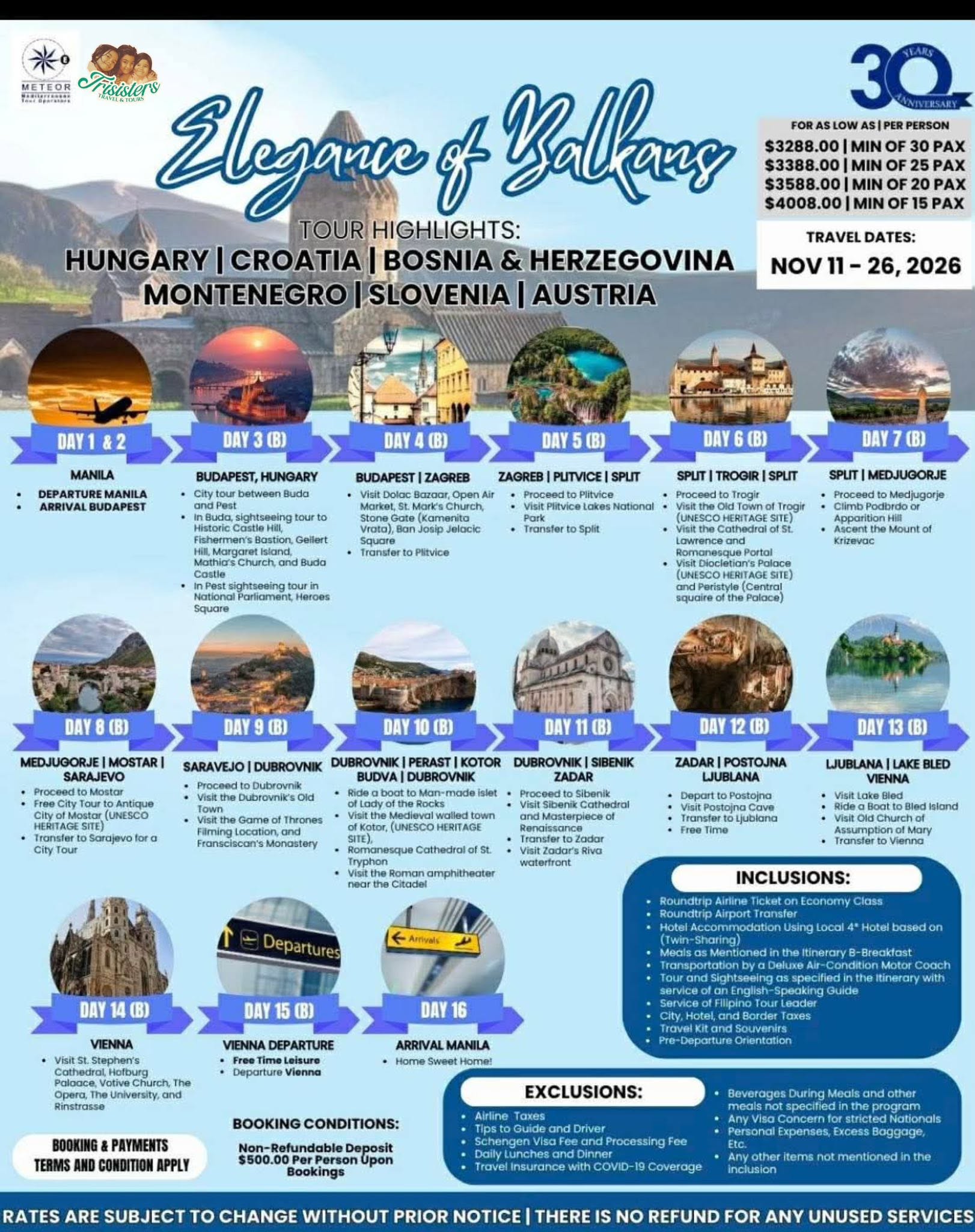 Elegance Of Balkans published package poster