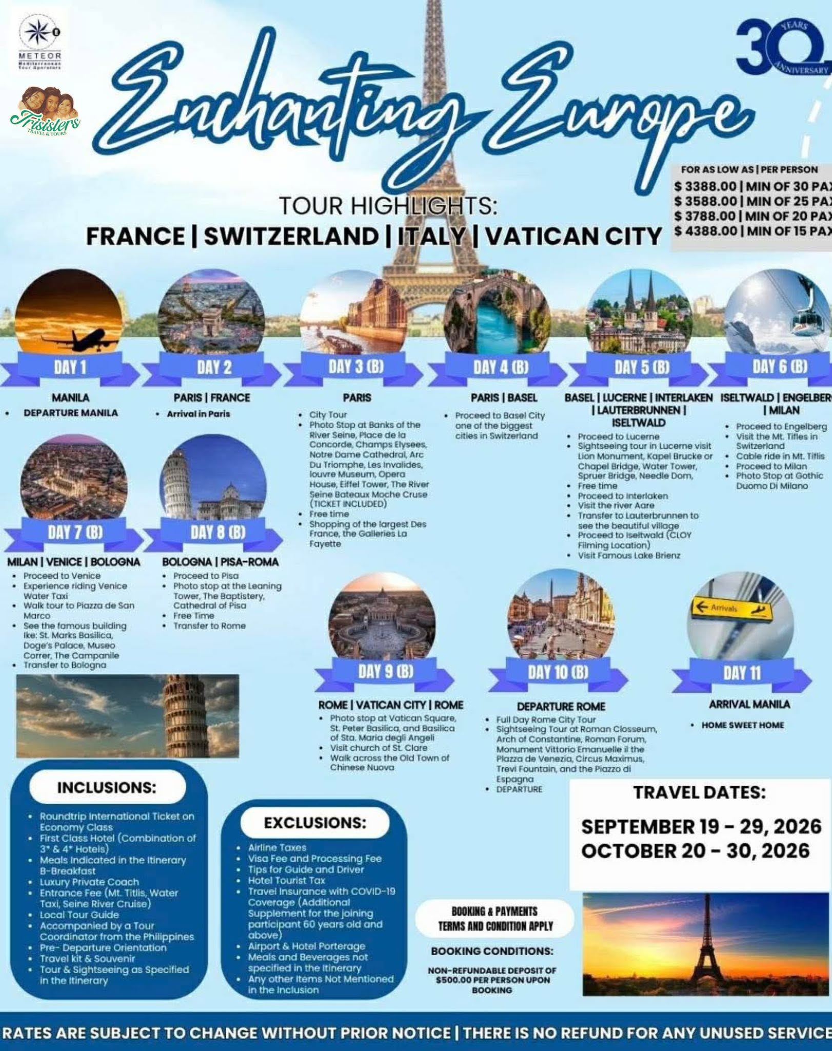 Enchanting Europe published package poster