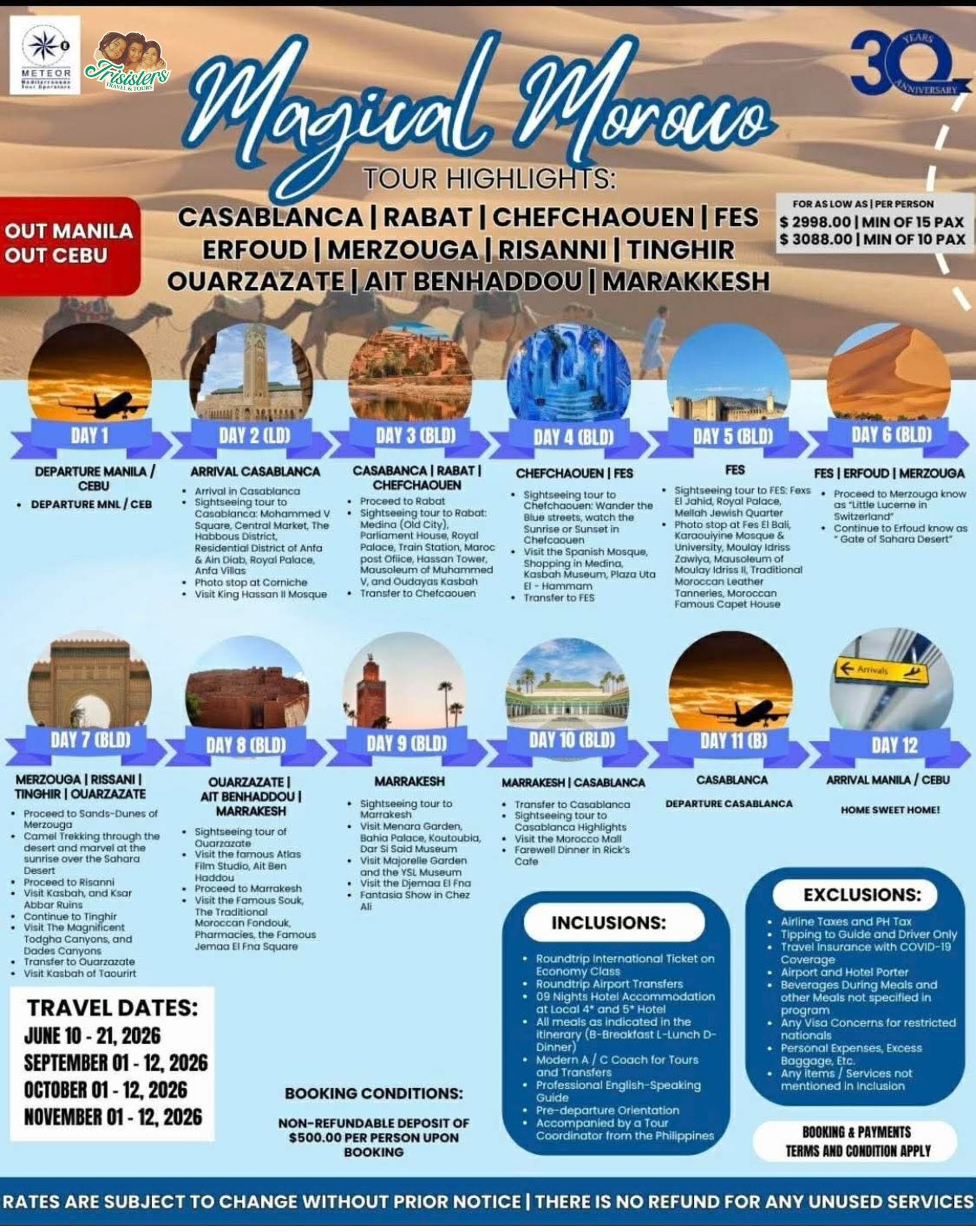Magical Morocco published package poster