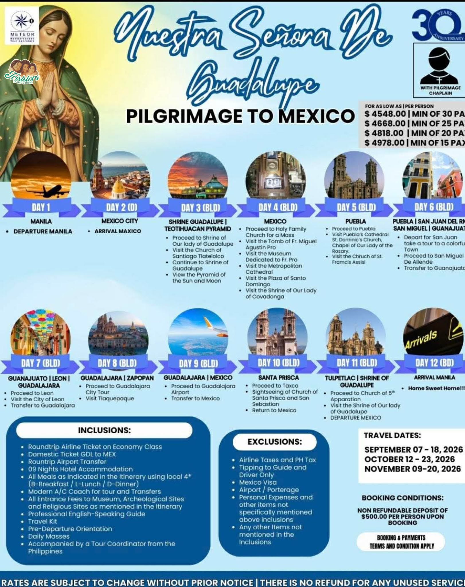 Nuestra Señora De Guadalupe: Pilgrimage To Mexico published package poster