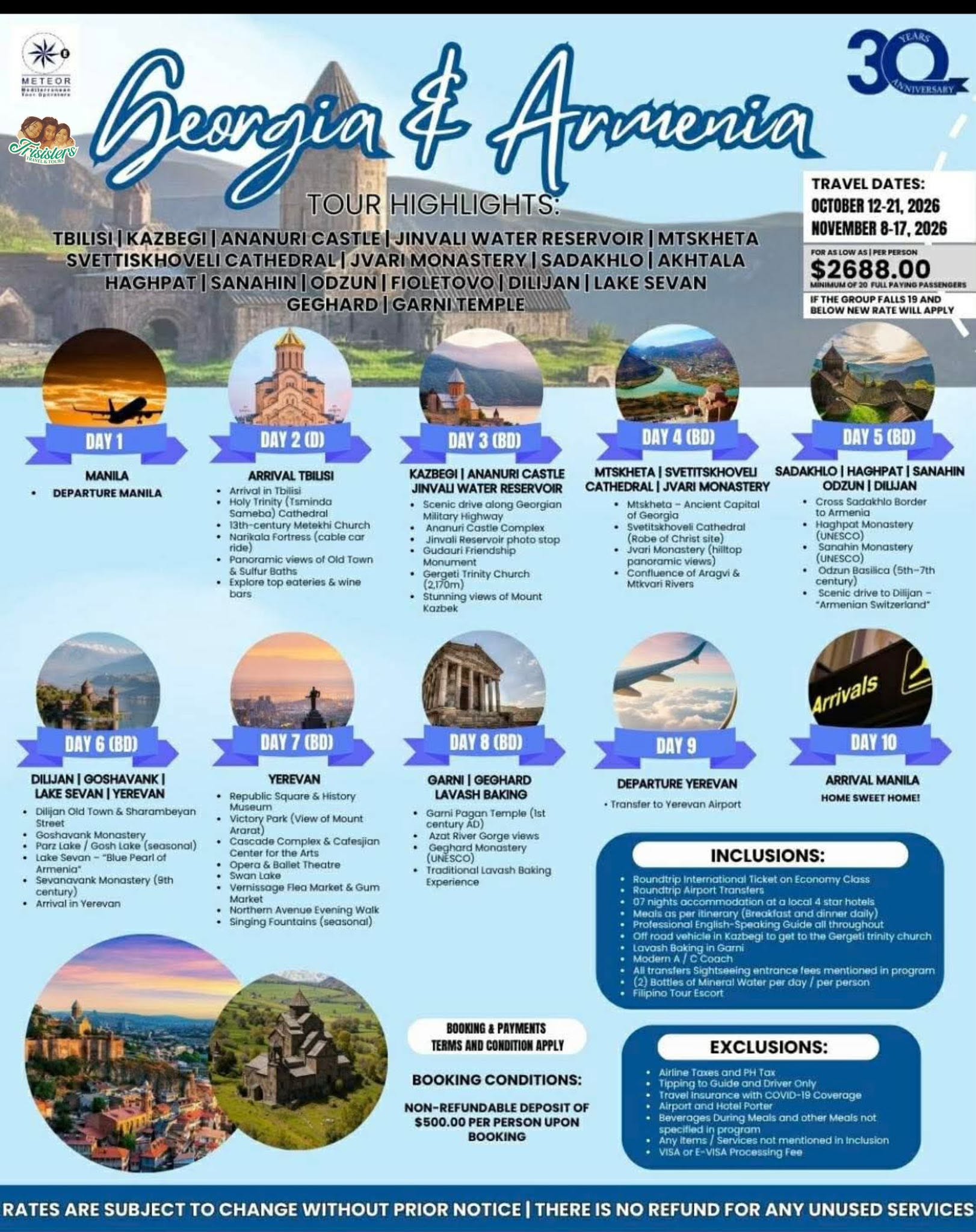 Georgia & Armenia published package poster