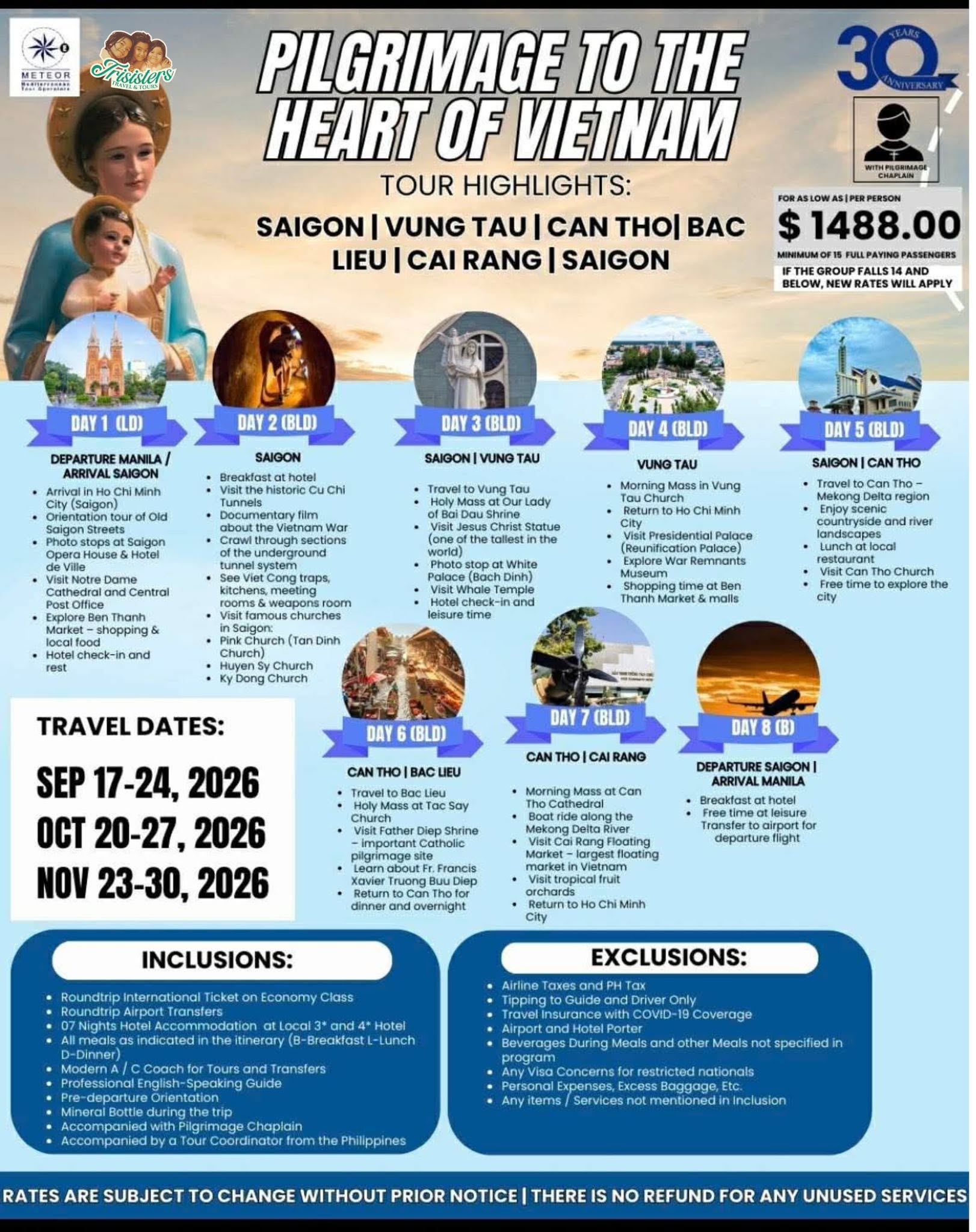Pilgrimage To The Heart Of Vietnam published package poster